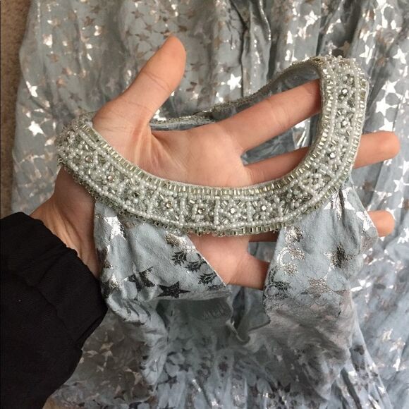 Kimchi Blue Blue Corellia Beaded Neck Mini Dress - Picture 9 of 9